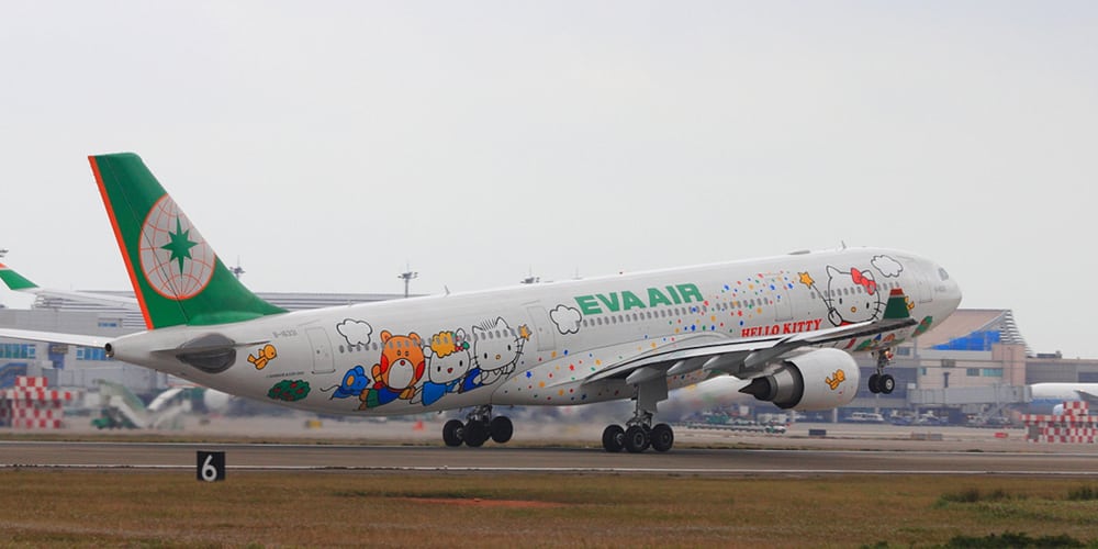 Eva air top 10 airlines - par avion